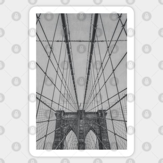 Brooklyn Bridge Sticker by juniperandspruce